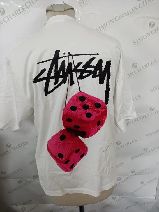 STUSSY GRAPHIC T-SHIRT SIZE S