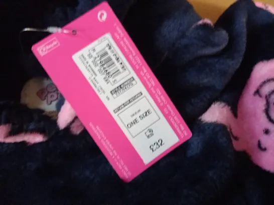 M&S PERCY PIG HOODED BLANKET - ONE SIZE