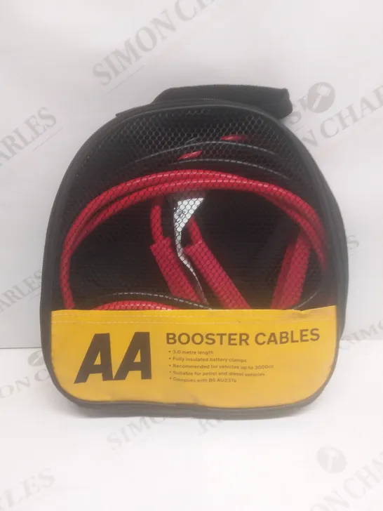 BRAND NEW AA BOOSTER CABLE SET WITH CARRY BAG