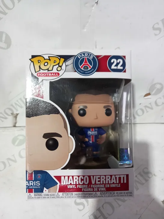 FUNKO POP FOOTBALL PARIS SAINT GERMAIN 22 MARCO VERRATTI VINYL FIGURE