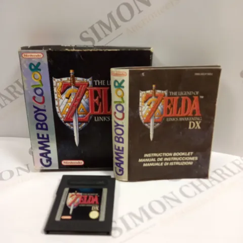 BOXED THE LEGEND OF ZELDA LINKS AWAKENING DX FOR GAMEBOY COLOUR 