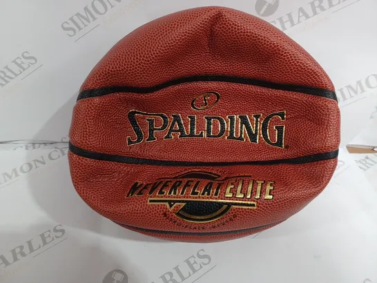 SPALDING NEVER FLAT ELITE BASKETBALL (SIZE 7)