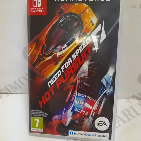 NINTENDO SWITCH NEED FOR SPEED: HOT PERSUIT REMASTERED GAME  7+