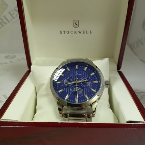 STOCKWELL MENS MOON PHASE WATCH WITH LINK STRAP 
