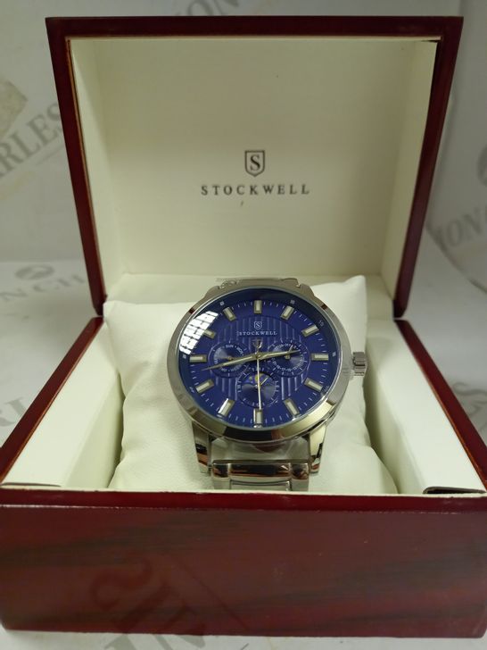 STOCKWELL MENS MOON PHASE WATCH WITH LINK STRAP  RRP £650