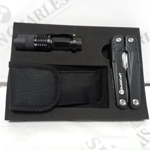 BOXED BUILDCRAFT MULTI TOOL & TORCH SET