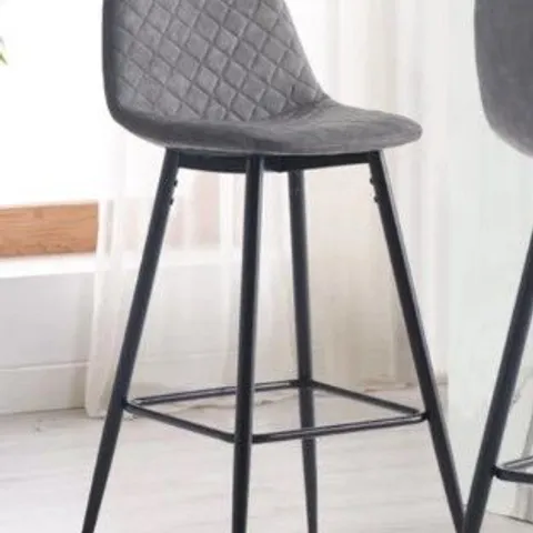 BOXED PAIR OF MURRAY GREY BARSTOOLS