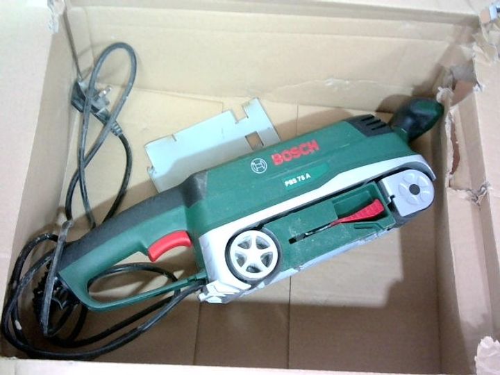 Lot 2961 BOSCH BELT SANDER PBS 75 A Simon Charles Auctioneers