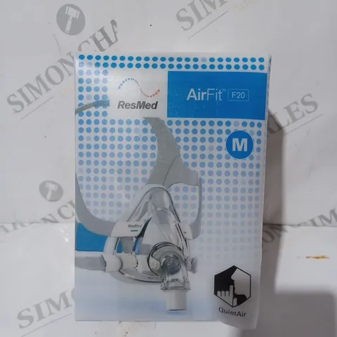 BOXED RESMED AIR FIT F20 MASK SIZE M