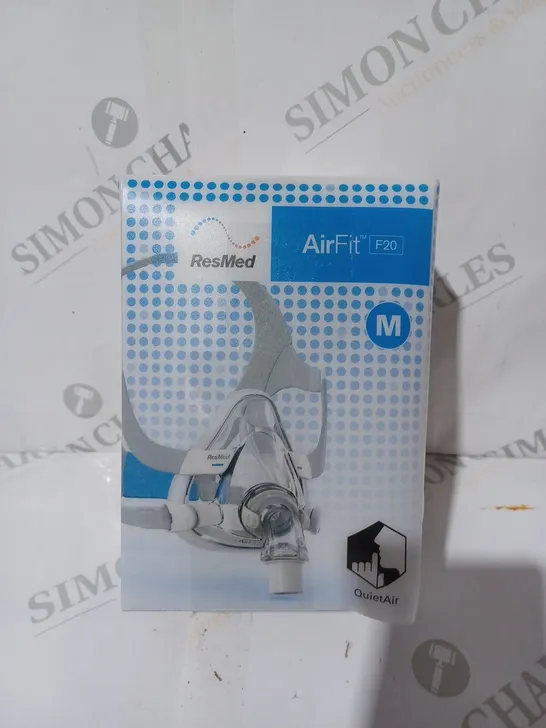 BOXED RESMED AIR FIT F20 MASK SIZE M