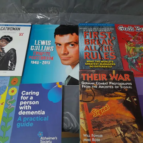 LARGE QUANTITY OF ASSORTED BOOK TITLES INCLUDE FICTION AND NON-FICTION TITLES BY AUTHORS SUCH AS; PAUL SMITH , STEVE MCKEVIT , ROBERT HOWELLS ETC - COLLECTION ONLY