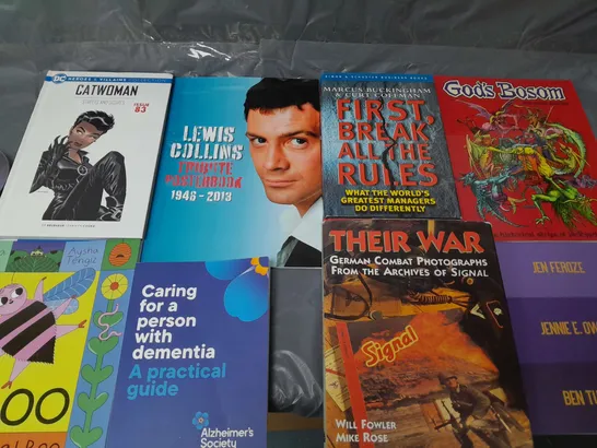 LARGE QUANTITY OF ASSORTED BOOK TITLES INCLUDE FICTION AND NON-FICTION TITLES BY AUTHORS SUCH AS; PAUL SMITH , STEVE MCKEVIT , ROBERT HOWELLS ETC - COLLECTION ONLY