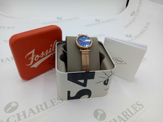 BRAND NEW BOXED FOSSIL WATCH CARLIE MINI BLUE R G  RRP £129