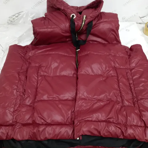 NUAGE RED GILET JACKET SIZE 3XL