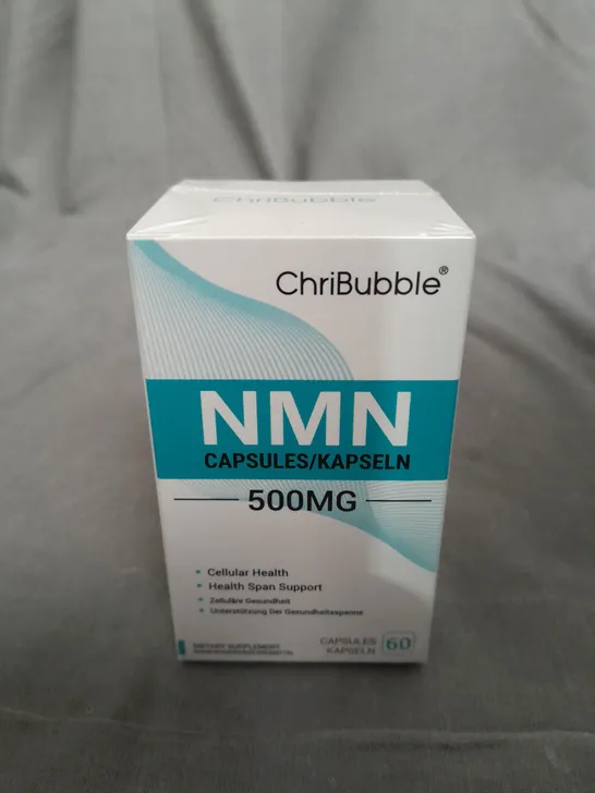 24 BOXED AND SEALED CHRIBUBBLE NMN CAPSULES 500mg (60 CAPSULES)