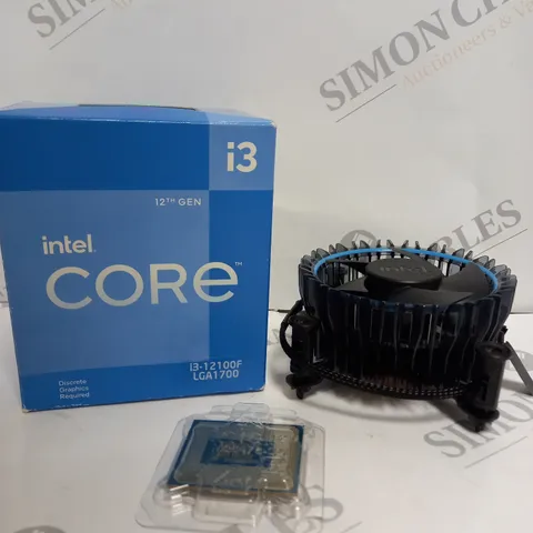 BOXED INTEL CORE I3-12100F 12TH GEN PROCESSOR 