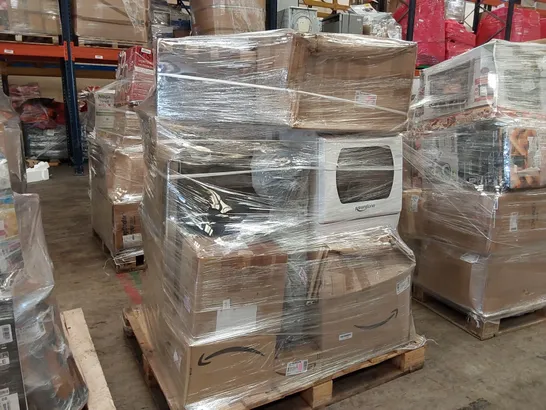 PALLET OF APPROXIMATELY 13  UNPROCESSED RAW RETURN HOUSEHOLD AND ELECTRICAL GOODS TO INCLUDE;