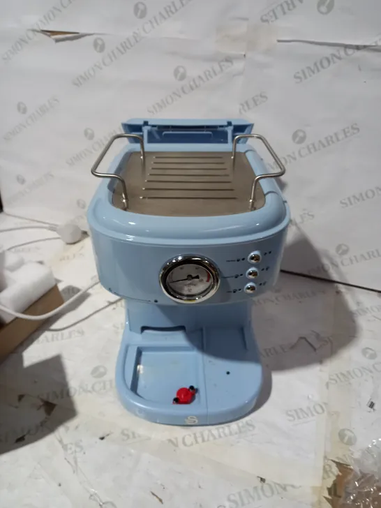 SWAN RETRO BLUE ESPRESSO COFFEE MACHINE