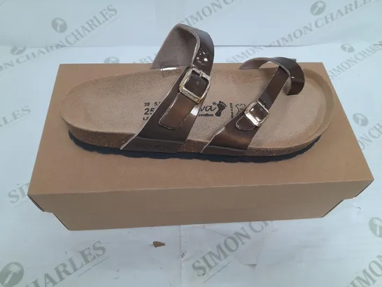 BONOVA GERMAN BIO INNOVATION SANDLES BROWN SIZE 39