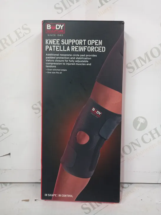 BODY SCULPTURE KNEE SUPPORT OPEN PATELLA REINFORCED