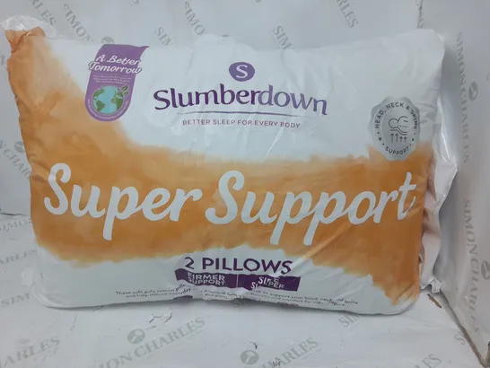 SLUMBERDOWN SUPER SUPPORT 2 PILLOWS