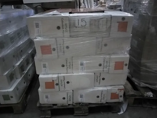 PALLET OF 90 PACKS OF 44 BRAND NEW ORANGE ASTUCE COLLECTION MAISON TILES- EACH PACK COVERS APPROXIMATELY 1M² (TOTAL APPROX. 90 Sq.Metres)