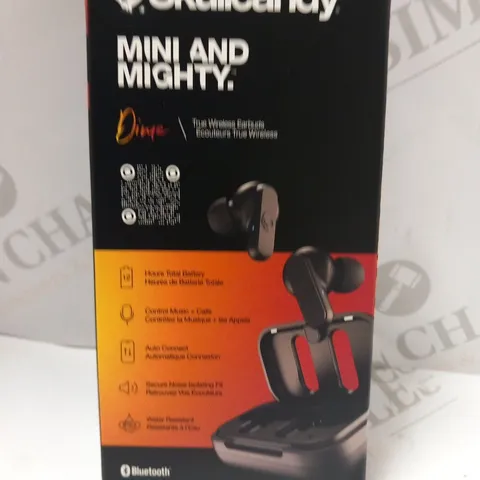 BOXED SKULLCANDY MINI AND MIGHTY DINGE TRUE WIRELESS EARBUDS