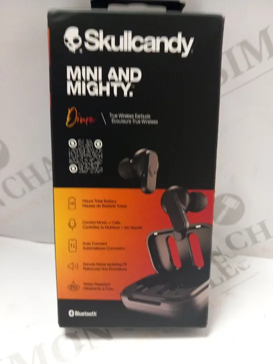 BOXED SKULLCANDY MINI AND MIGHTY DINGE TRUE WIRELESS EARBUDS