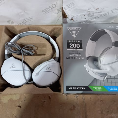 BOXED TURTLE BEACH RECON 200 HEADSET