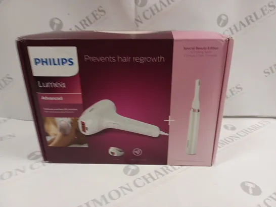 BOXED PHILIPS LUMEA ADVANCED HAIR REMOVAL SYSTEM