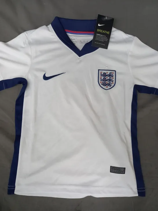 NIKE KID'S ENGLAND FOOTBALL TOP SIZE 22