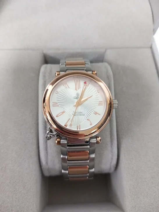 BOXED VIVIENNE WESTWOOD VV006RSSL WRIST WATCH