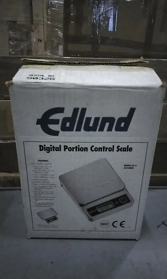 EDLUND DIGITAL PORTION CONTROL SCALE 