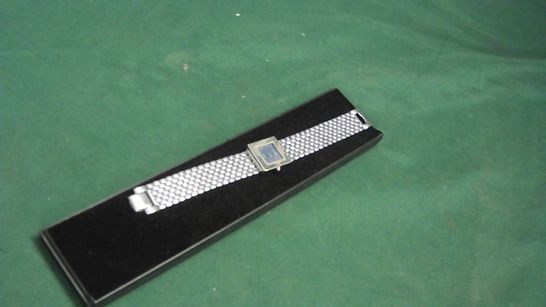 SHAON SILVER SQUARE FACE WATCH