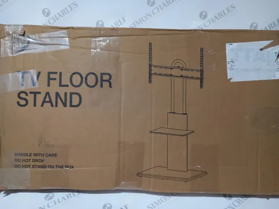 BOXED TTAP FS-2 TV FLOOR STAND IN BLACK 