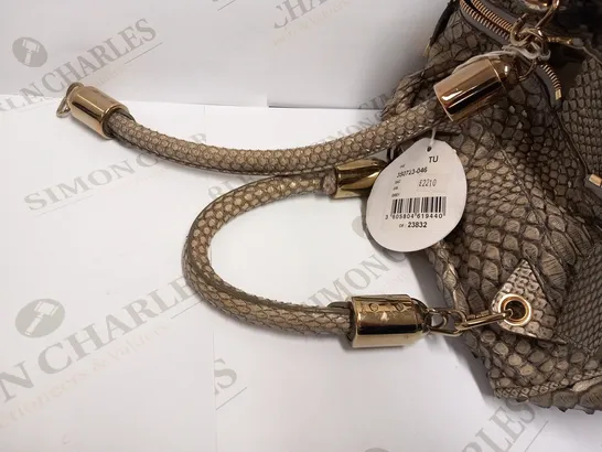 CHLOE GREY PYTHON HANDBAG