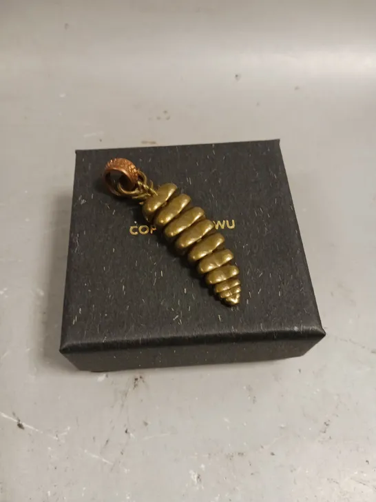 COPPERTIST.WU RATTLESNAKE TAIL PENDANT