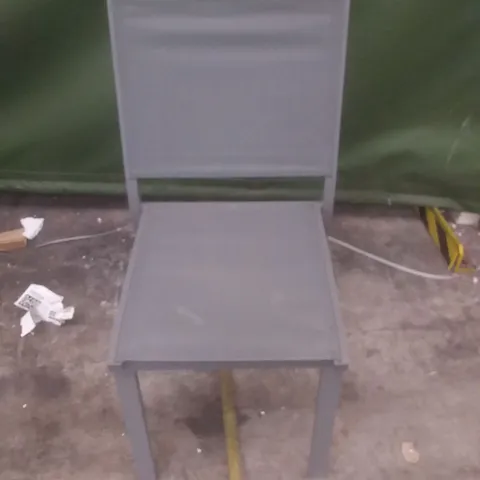 X1 MESH AND PLASTIC GARDEN CHAIR 