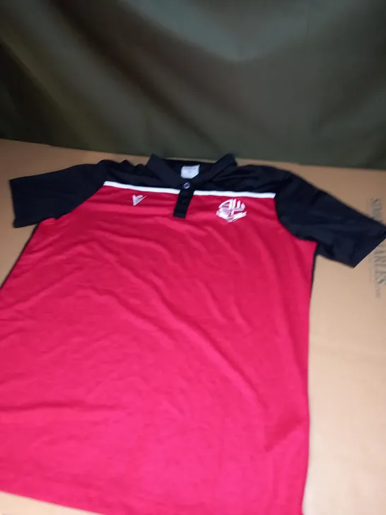 MENS BOLTON WANDERERS POLO TRAINING SHIRT SIZE XXL