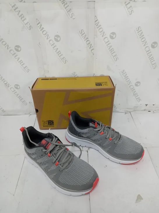 BOXED PAIR OF KARRIMOR DUMA 6 LD00 GREY/CORAL SIZE 9