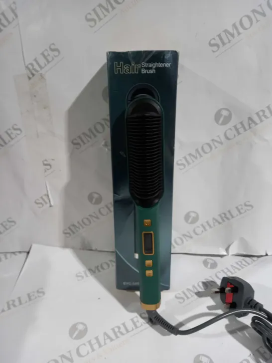 BOXED HAIR STRAIGHTENER BRUSH 