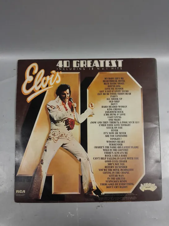 ELVIS 40 GREATEST VINYL 