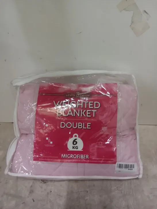 PACKAGED 6KG DOUBLE WEIGHTED BLANKET