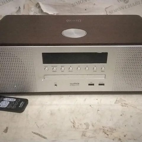 BOXED AUDIBLE FIDELITY AF-10 COMPACT HI-FI STEREO SYSTEM 