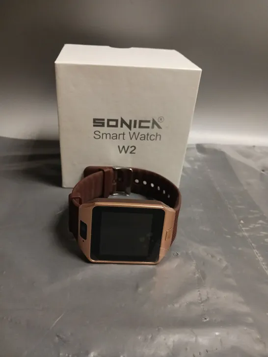 SONICA SMART WATCH W2 GOLD 