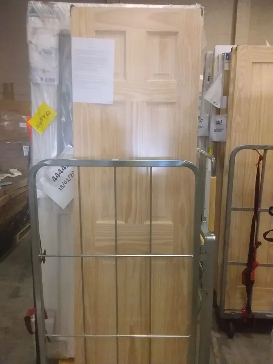 6 PANEL CLEAR PINE INTERNAL DOOR 78" X 24"