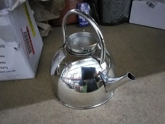 BOXED CLASSIC 1.6L STAINLESS STEEL WHISTLING STOVETOP KETTLE 