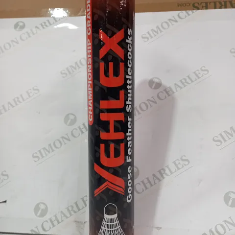 YEHLEX CHAMPIONSHIP GRADE GOOSE FEATHER SHUTTLECOCKS