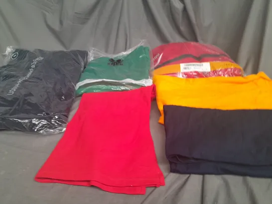 LARGE BOX OF ASSORTED ERREA CLOTHING ITEMS IN VARIOUS SIZES AND COLOURS