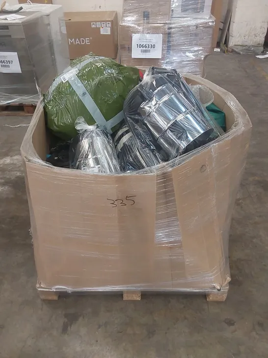 PALLET OF APPROXIMATELY 22 UNPROCESSED RAW RETURN HOUSEHOLD AND ELECTRICAL GOODS TO INCLUDE;